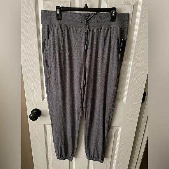 🆕 Women’s 90 degree By reflex Gray SLIM ANKLE JOGGER W/SIDE POCKETS Size XXL - Picture 1 of 5